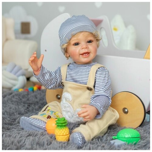 Кукла Реборн мальчик Матвей (силиконовая) 55см/ Кукла младенец Reborn