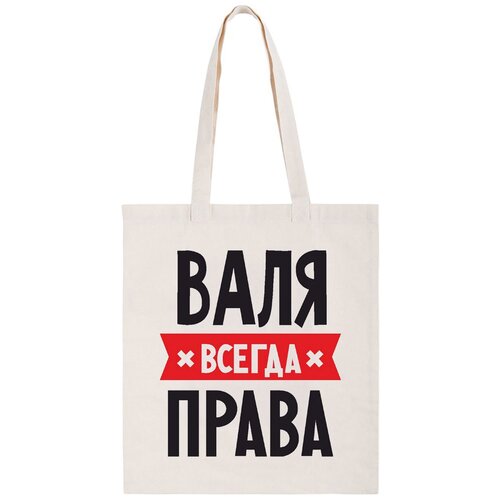 фото Сумка-шоппер coolpodarok валя всегда права не определен,coolpodarok