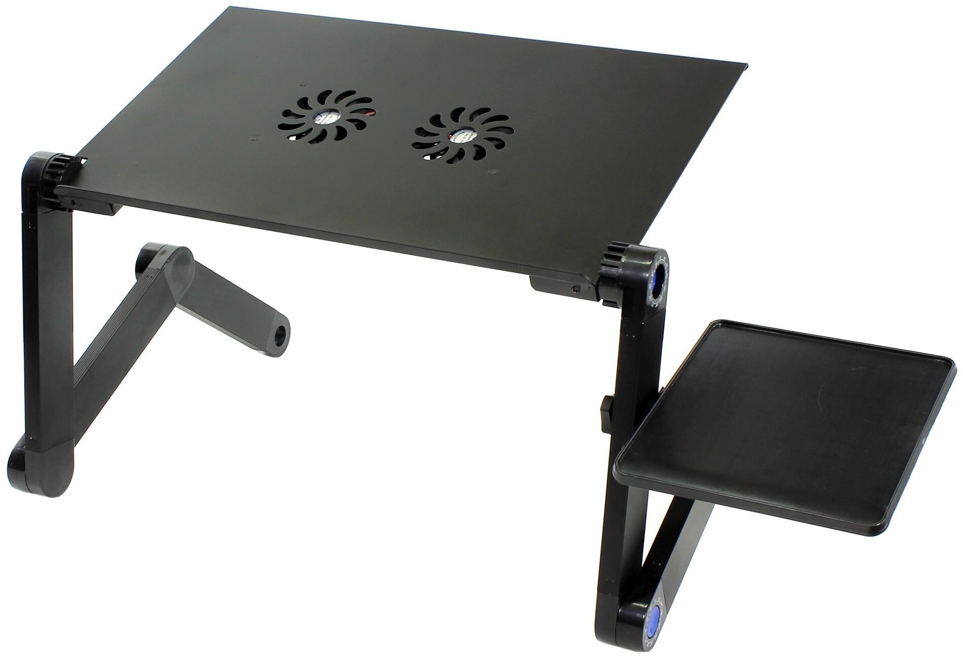 Охлаждающая подставка для ноутбука Orient FTNB-01N до 17 дюймов стол-трансформер + подставка под мышь - чёрный