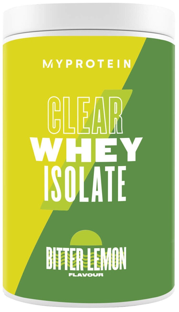 Myprotein, Clear Whey Isolate 20 порций, 500г (Лимон)