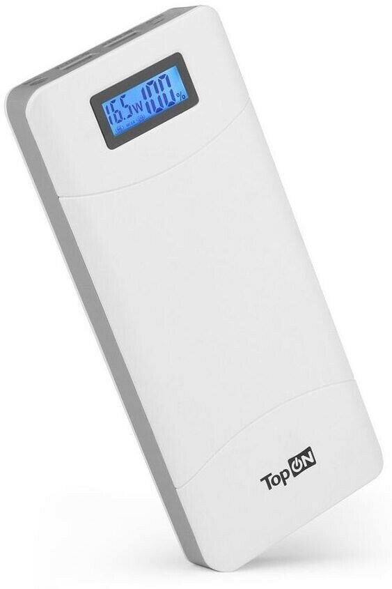 Внешний аккумулятор Topon TOP-T72/W 18000мAч белый (101305)