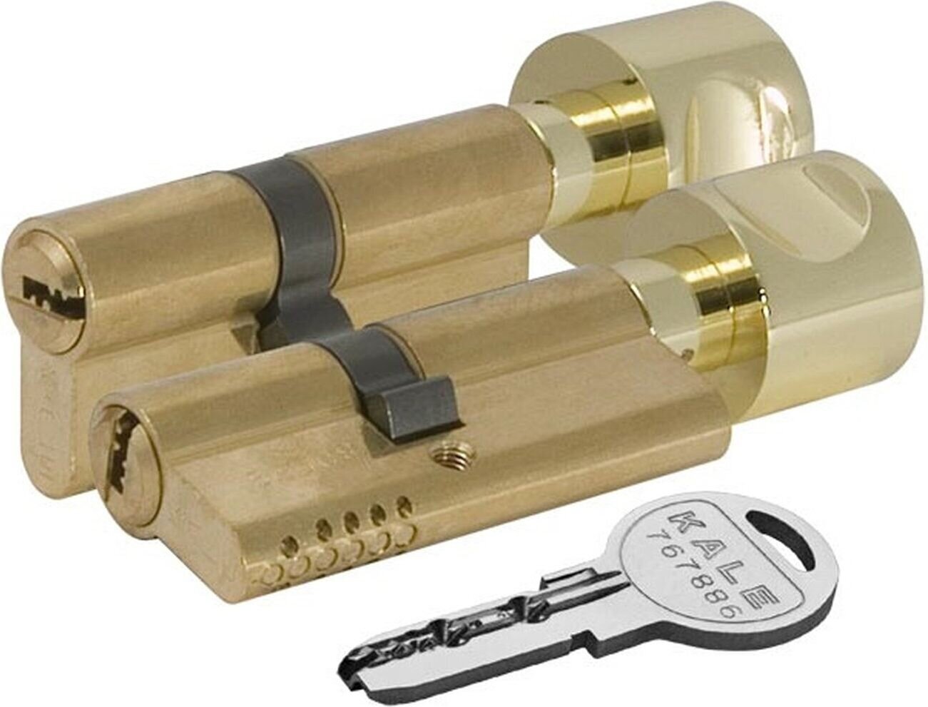 Цилиндр Kale Kilit 164 OBS SCE/100 мм (45+10+45) ключ/ключ латунь