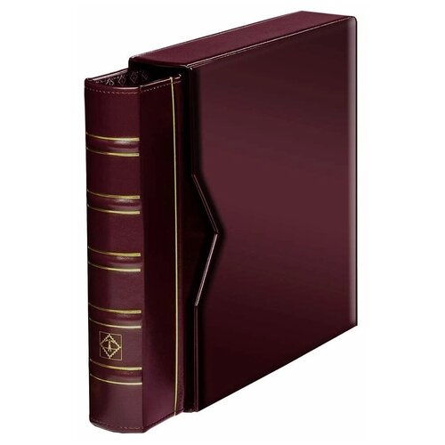 Альбом Leuchtturm Optima in classic design (в футляре), красный альбом leuchtturm optima in classic design with slipcase metallic edition без листов bronze