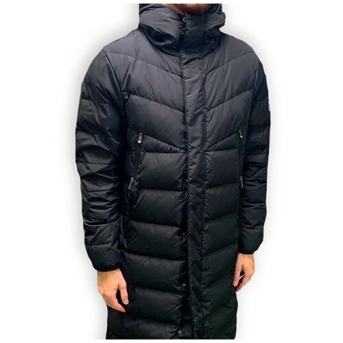 фото Пуховик мужской mikasa mt920 0049 mt9200049-1 размер 46 цвет черный