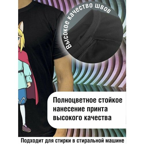 фото Футболка будь на стиле, хлопок, размер xl, черный