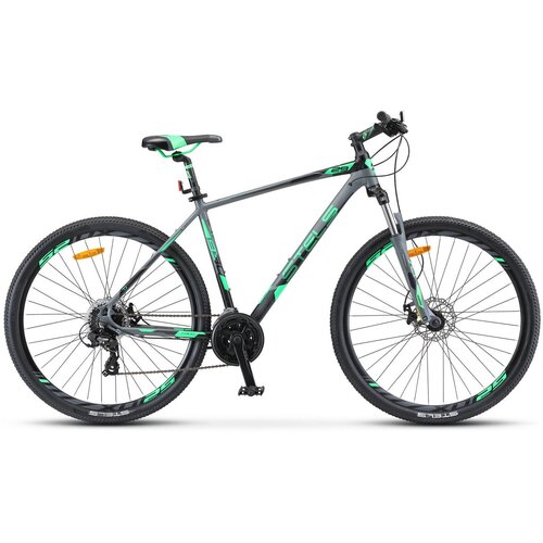 Горный (MTB) велосипед STELS Navigator 930 MD 29 V010 (2022) антрацитовый/зеленый 20.5