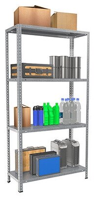 Стеллаж Практик MS 200/100х40/4 - фотография № 7