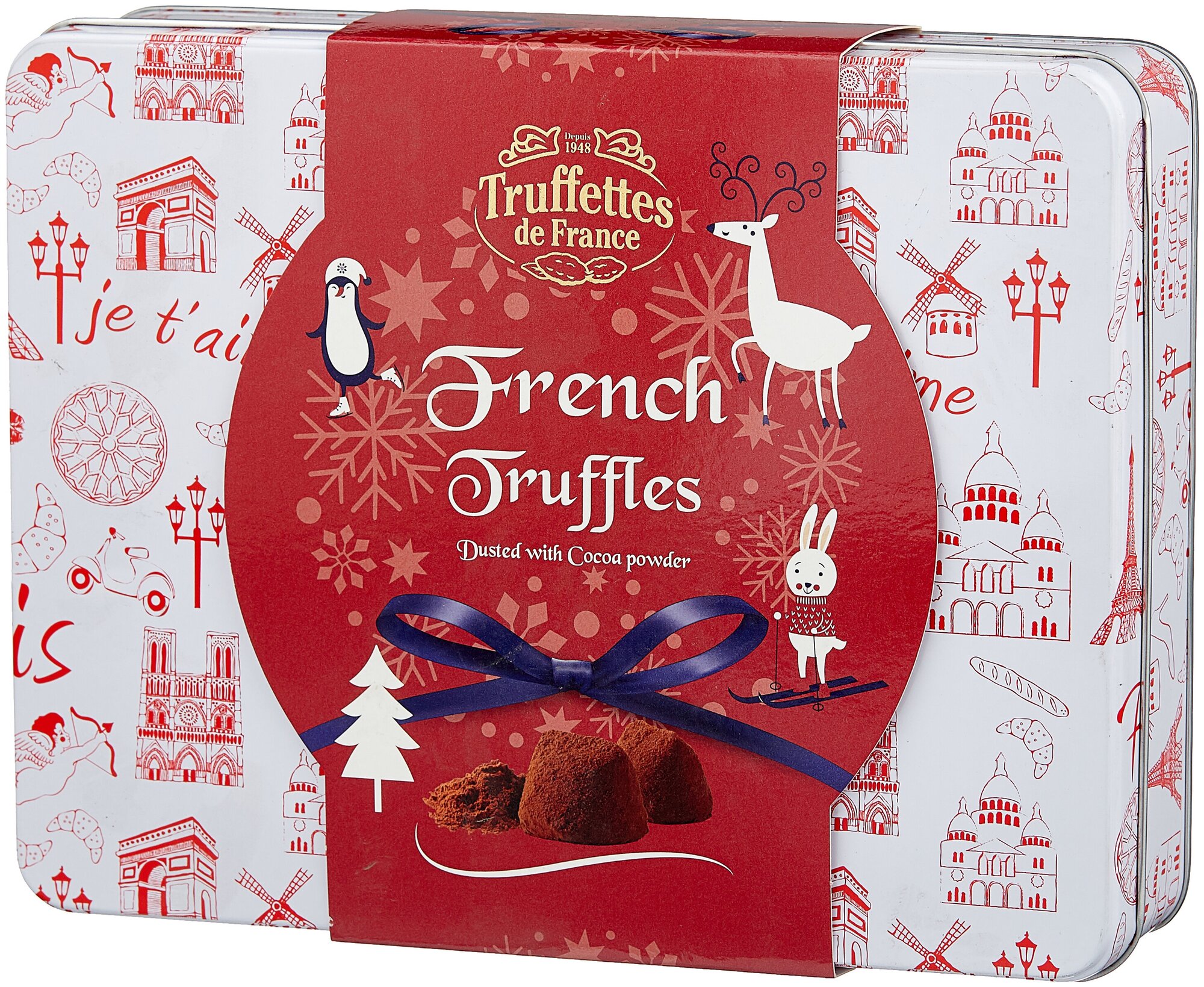 Подарочный набор Chocmod Truffettes de France Christmas Original truffles Шоколадные конфеты трюфели French, 500г