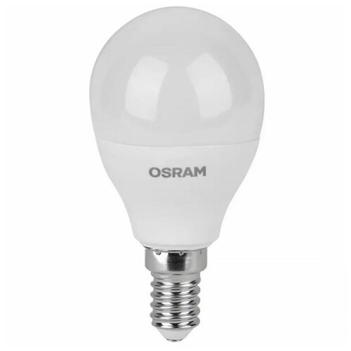 Светодиодная лампа OSRAM LED Value P E14 800лм 10Вт замена 75Вт 3000К теплый белый свет 4058075579712