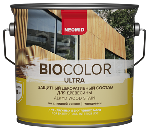 NEOMID пропитка DECOR Bio Color Ultra, 2.7 л, белый