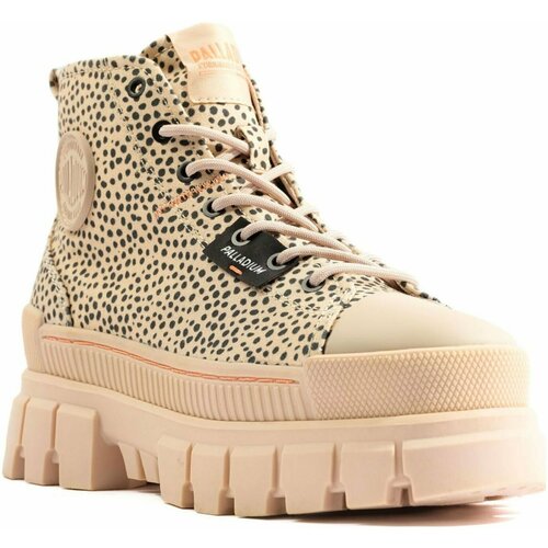 фото Ботинки palladium, демисезон/лето, высокие, укрепленный мысок, размер 41, бежевый