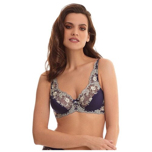 фото Бюстгальтер laete, размер 80d, темно-синий