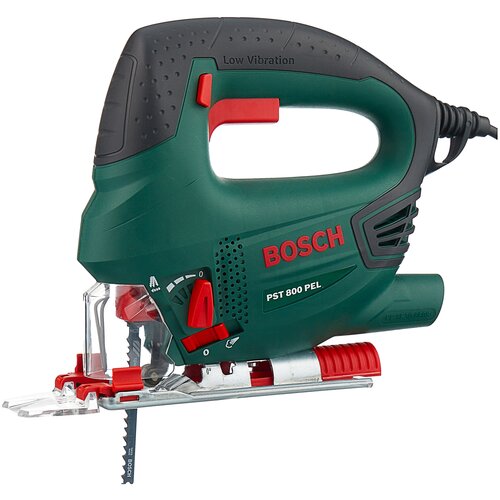 Лобзик Bosch PST 800 PEL 530Вт 3000ходов/мин от электросети (кейс в комплекте)