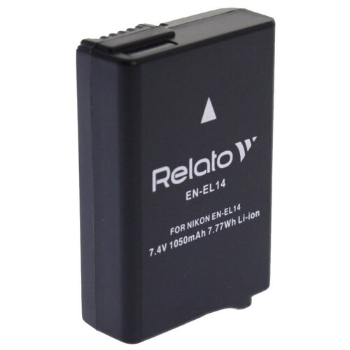 Аккумулятор Relato EN-EL14 для Nikon D3100/D3200/D5100/D5200/D5500 / CoolPix P7000/P7100/P7700/P7800