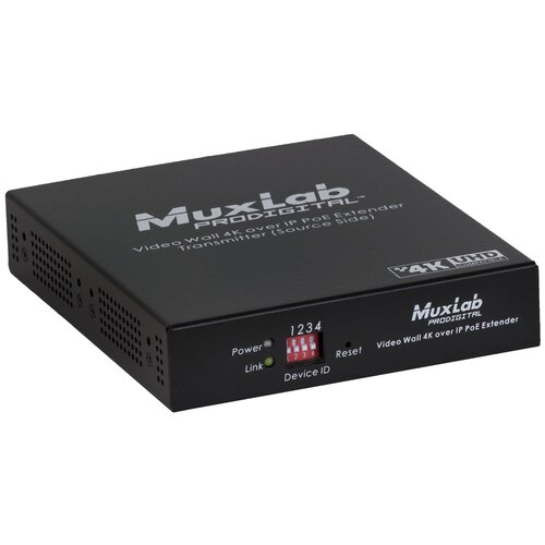 MuxLab 500770-TX передатчик-энкодер KVM и HDMI over IP, сжатие JPEG2000, с PoE