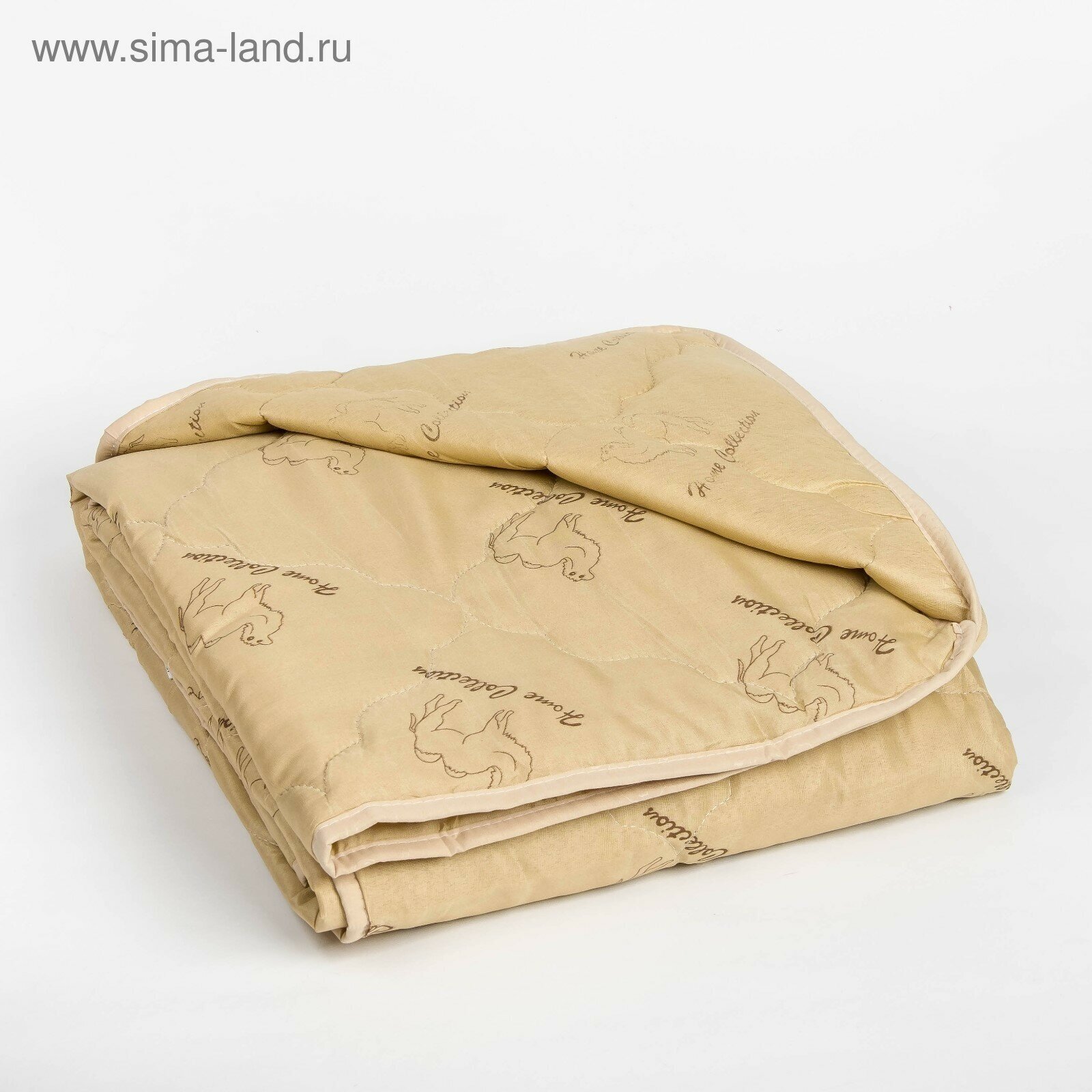 Одеяло облегчённое "Верблюжья шерсть", размер 172х205 ± 5 см, 200гр/м2, чехол п/э