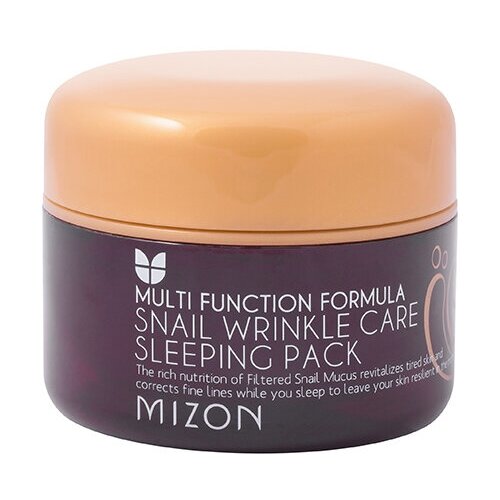 Mizon~Ночная регенерирующая маска c экстрактом муцина улитки~Snail Wrinkle Care Sleeping Pack