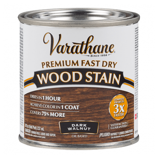 Тонирующее масло Varathane Premium Fast Dry Wood Stain для дерева (Темный орех,0,236 л.)