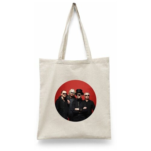 фото Сумка-шоппер унисекс каждому своё "пикник/рок-группа/шклярский" черная