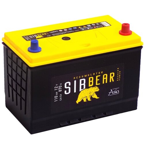 Аккумулятор автомобильный SIBBEAR ASIA 135D31L 110 А*ч о. п 306х175х225 Обратная полярность