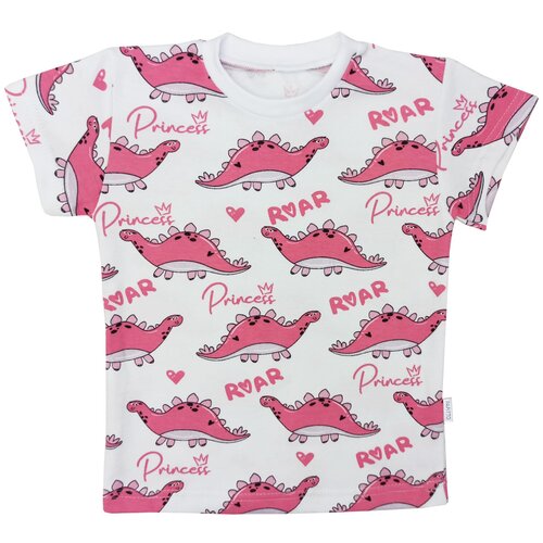 фото Футболка папитто, размер 110, розовый