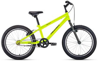 Подростковый BMX велосипед ALTAIR MTB HT 20 1.0 (2021) ярко-зеленый/серый 10.5" (требует финальной сборки)