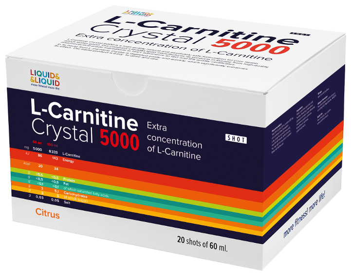 LIQUID & LIQUID - L-Carnitine Crystal 5000 (500 мл) Цитрус