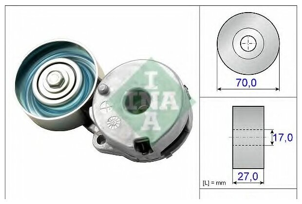 Ролик натяжной приводного ремня INA 534 0442 10