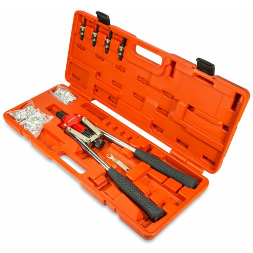 Резьбовой заклепочник M5-M6-M8-M10 с комплектом заклепок (80 штук) HASKYY