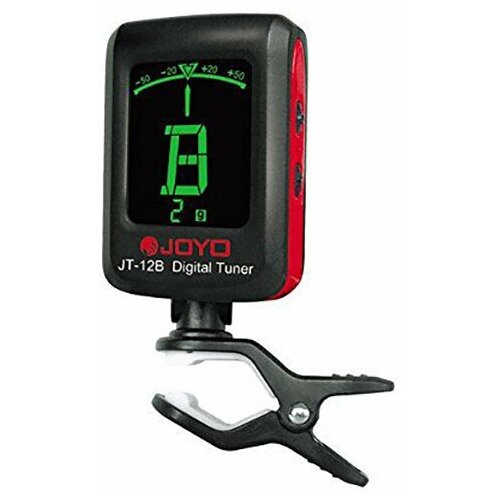 Тюнер на прищепке, Joyo JT-12B joyo jt 01 8th anniversary tuner тюнер прищепка хроматический гитара бас скрипка укулеле