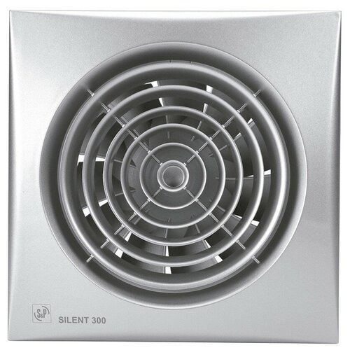 Вентилятор вытяжной Soler & Palau SILENT-300 CRZ PLUS, Silver 21 Вт