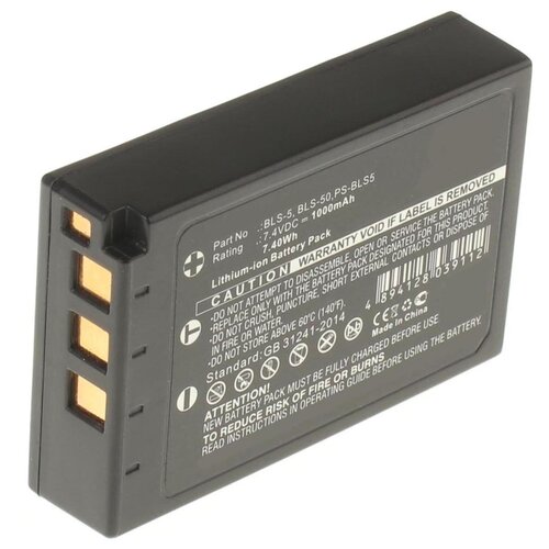 фото Аккумулятор ibatt ib-b1-f209 1000mah для olympus bls-5, bls-50, ps-bls5,
