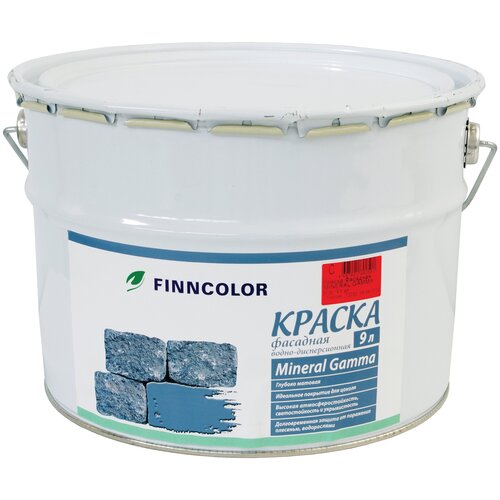 Краска акриловая FINNCOLOR Mineral Gamma глубокоматовая бесцветный 9 л 9 кг