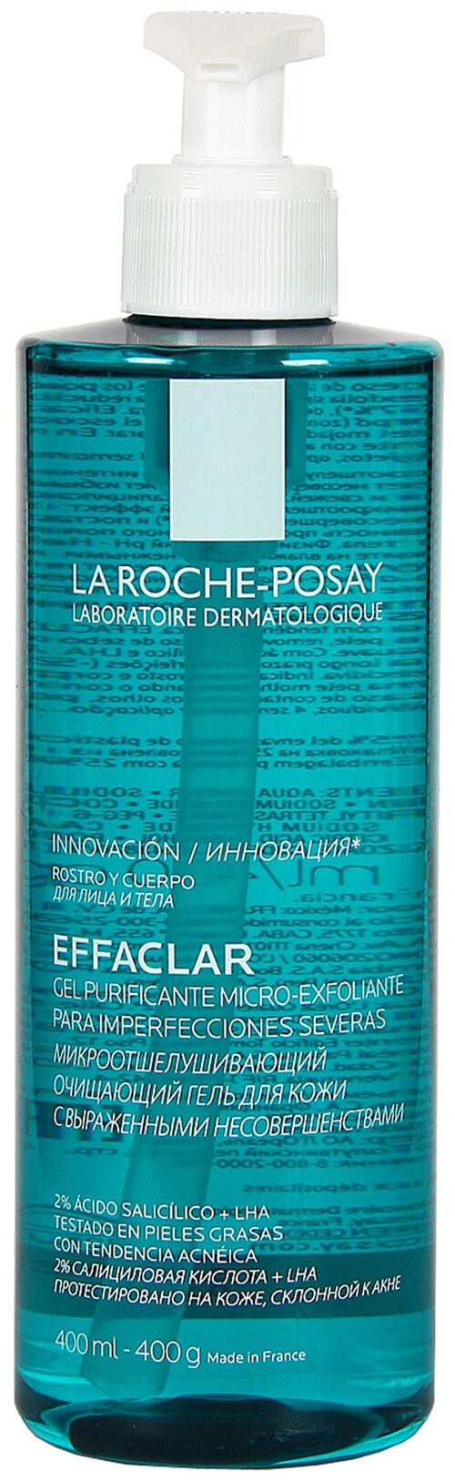 La Roche-Posay Effaclar Очищающий гель, 400 мл