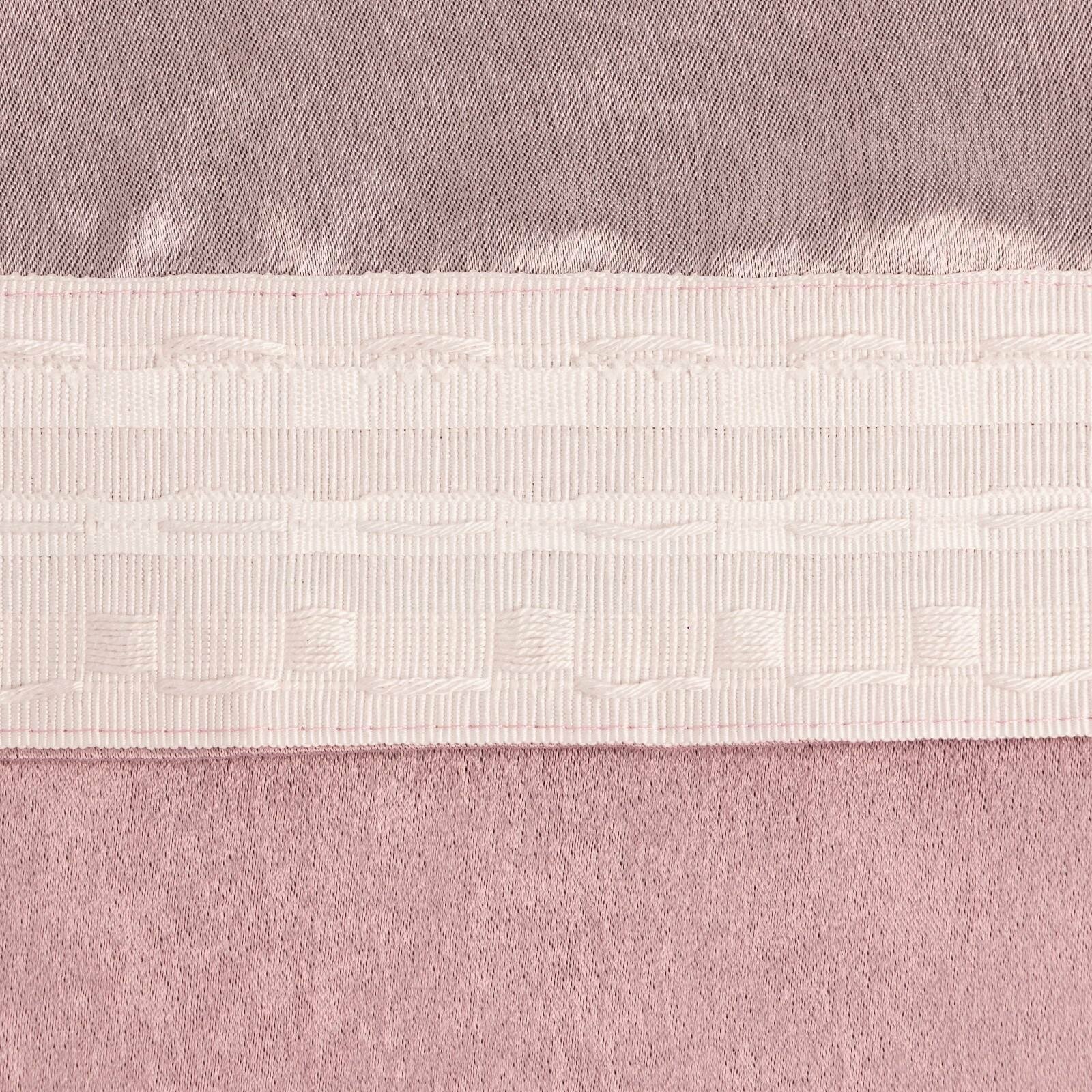 Штора портьерная Этель «Классика»цв. светло-розовый, 145*265 см,100% п/э - фотография № 5
