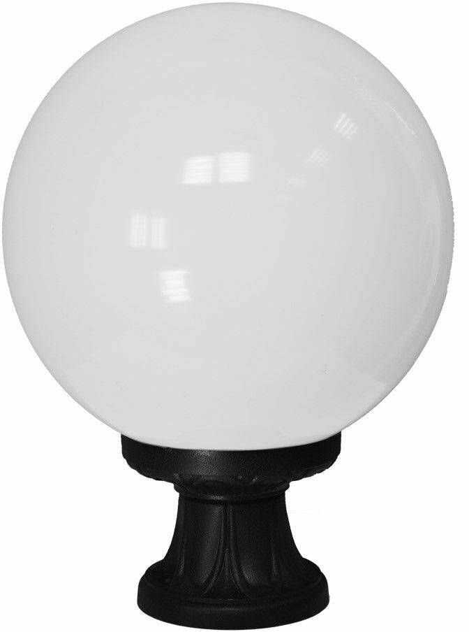 Ландшафтный фонарь Fumagalli Mikrolot/G300. G30.110.000. AYE27, Черный и Опал (молочный)