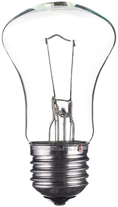 фото Лампа накаливания E27 60 Вт 36 В грибок прозрачная