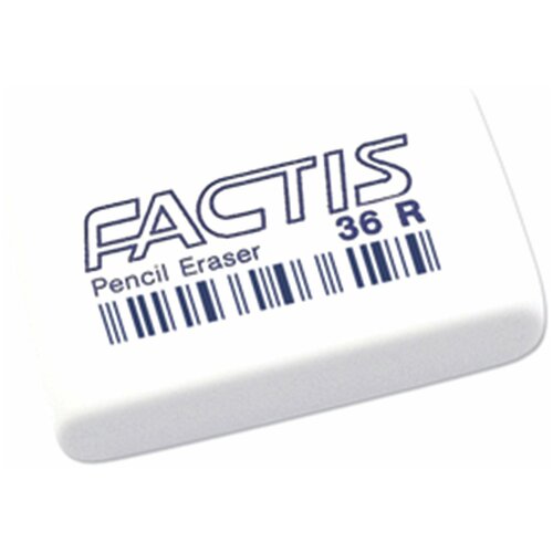 Резинка стирательная Factis прямоугольная, 40х24х9 мм, мягкая, синтетический каучук (CNF36RB)