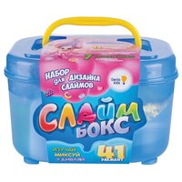 Genio Kids для дизайна слаймов Слайм бокс, 41 элемент, голубой