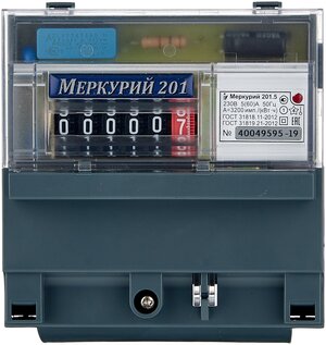 Счетчик электроэнергии однофазный однотарифный INCOTEX Меркурий 201.5 5(60) А без привязки к региону