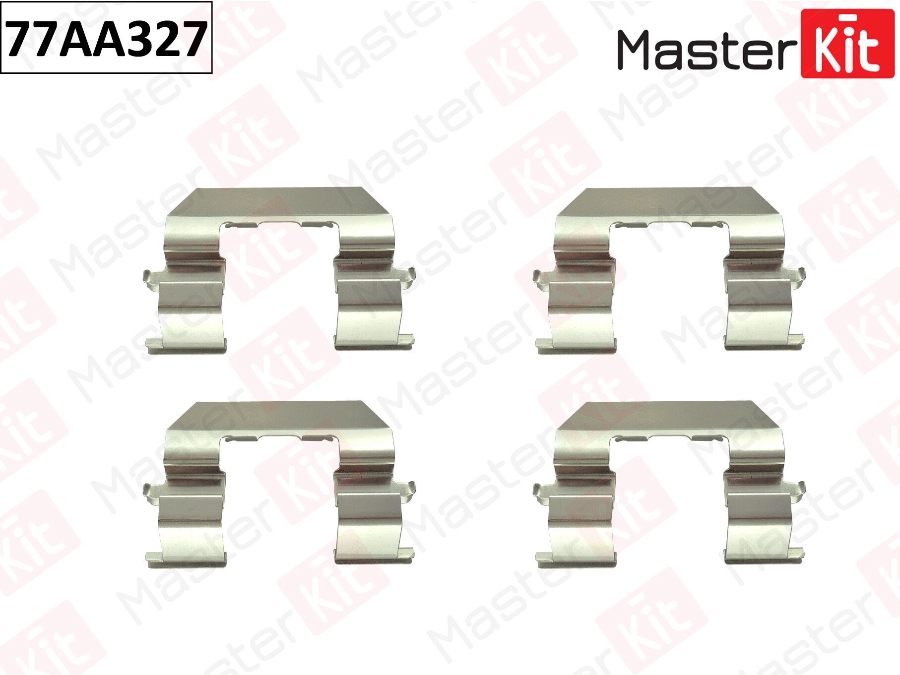MASTER KIT 77AA327 комплект установочный тормозных колодок Nissan (Ниссан) Almera (Альмера) classic