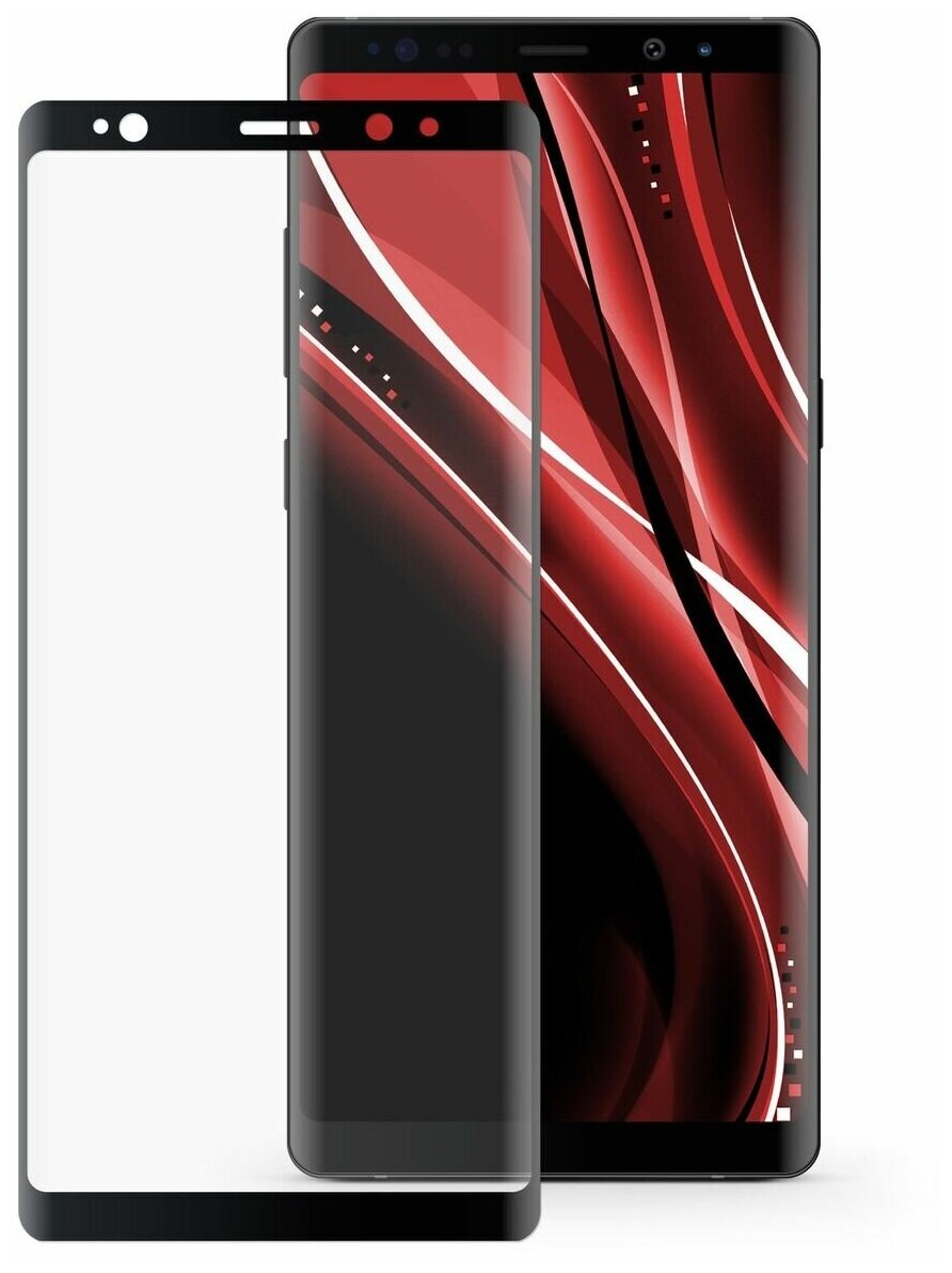 Защитное стекло Mobius для Samsung Note 9 3D Curved Edge (Black)