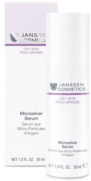 Janssen Microsilver serum Сыворотка с антибактериальным действием для жирной, воспаленной кожи 30 мл (Janssen, ) - фото №13