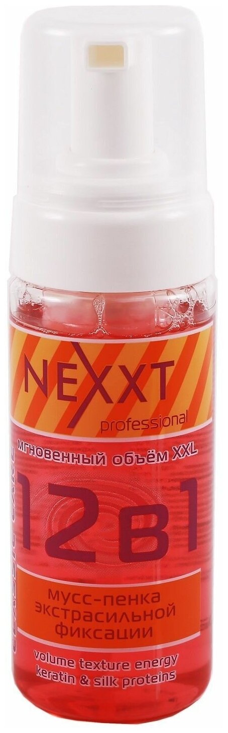 Мусс для волос Nexxt Мусс-пенка для объёма экстра сильной фиксации 150 мл.