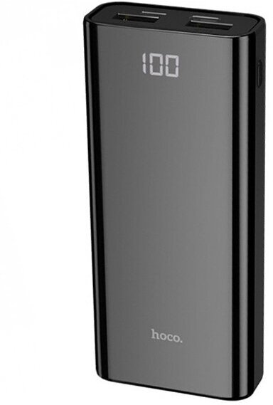 Внешний аккумулятор Hoco Power Bank J45 Elegant Shell 10000mAh Black - фото №18