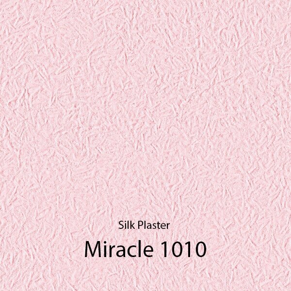 Жидкие обои / Декоративная штукатурка Silk Plaster Miracle 1010, Розовый - фотография № 2