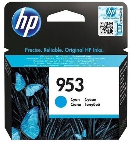 Картридж струйный HP 953, blue