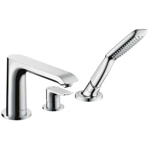 Смеситель hansgrohe Metris 31190000, хром хром 1500 мм смеситель santek для ванны с душем хром найра душевой набор в комплекте экономичный расход воды