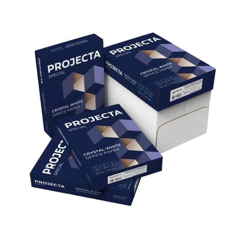 Бумага офисная А4, 80 г/м2, 500 л, марка В, PROJECTA SPECIAL, Россия, 162% (CIE) — фото 6