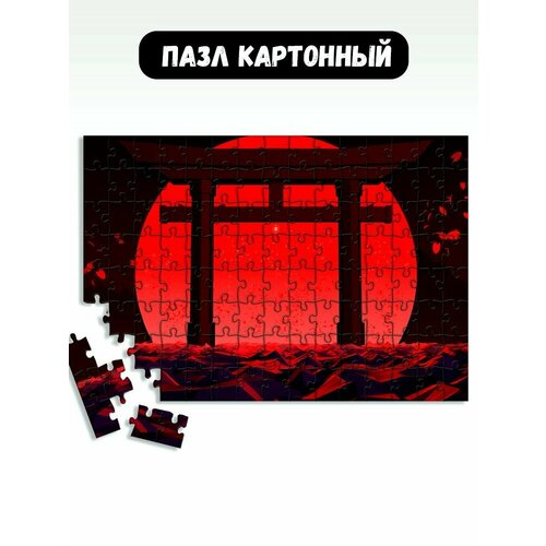 Пазл картонный 29x20 см азия эстетика - 18002